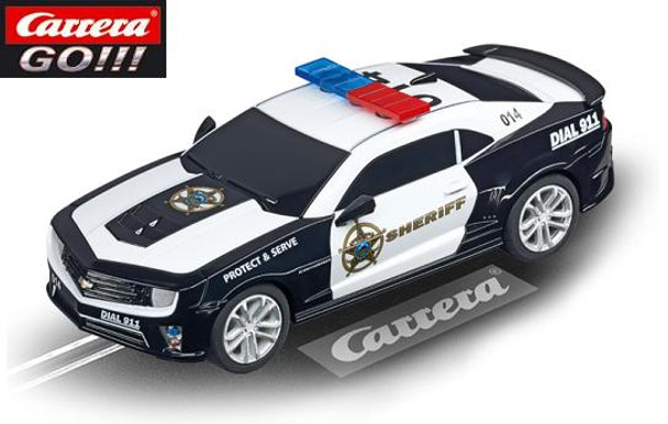 Carrera GO Chevrolet Camaro Sheriff 1/43 slot car 20064031