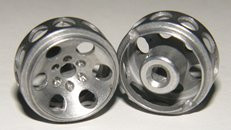 ho slot car aluminum wheels