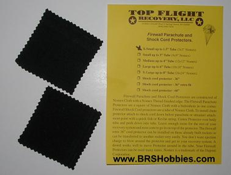 Top Flight Recovery 3 x 3 Firewall Parachute Protectors - BRS