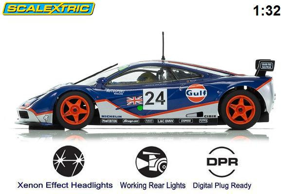 Scalextric Mclaren F1 Gtr Gulf 1 32 Slot Car Brs Hobbies