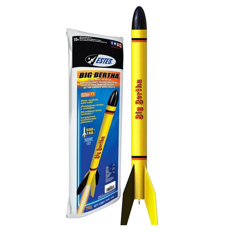 https://cdn11.bigcommerce.com/s-ndcz45uza6/images/stencil/750x750/products/3224/9902/Estes-Big-Bertha-flying-model-rocket-kit-1948__42140.1695995169.jpg?c=2