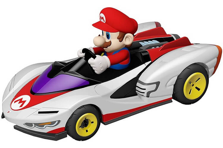 Carrera GO Mario Kart P-Wing Mario 1/43 Slot Car - BRS Hobbies