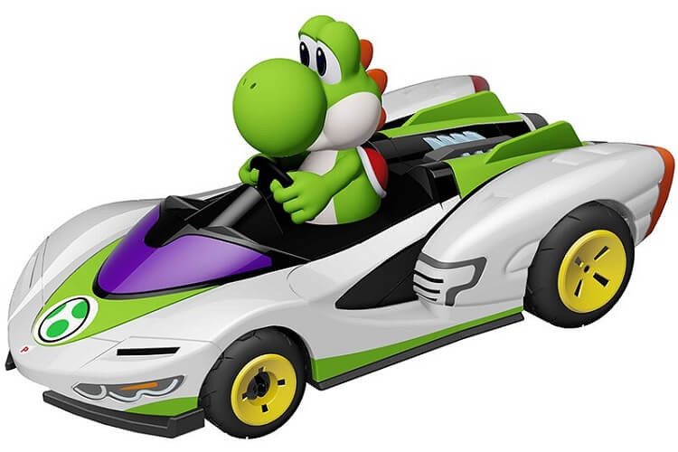 Carrera GO Mario Kart P-Wing Yoshi 1/43 Slot Car - BRS Hobbies