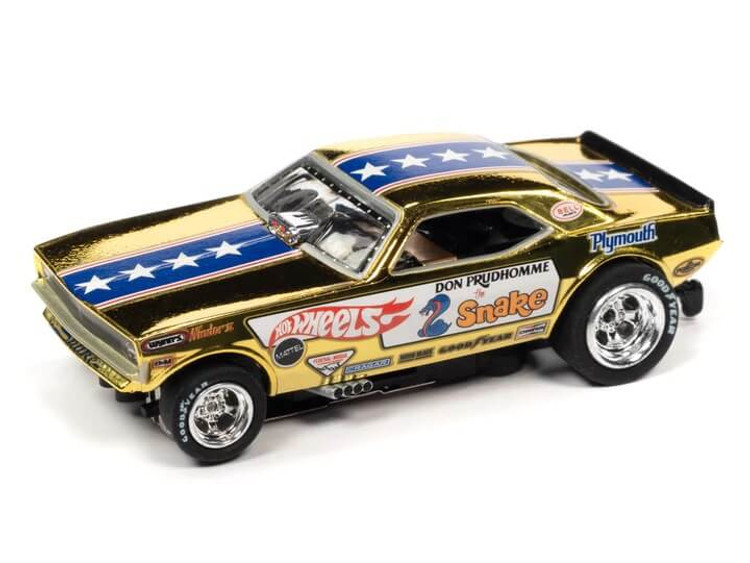 Auto World 4Gear 1970 Plymouth Cuda Don The Snake Prudhomme HO Slot Car