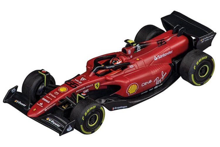 Carrera GO F1 Ferrari F1-75 Sainz 1/43 Slot Car - BRS Hobbies
