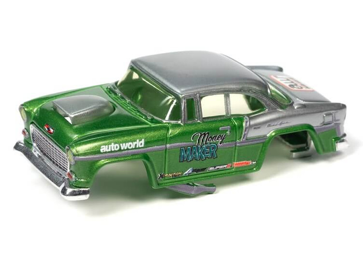 AUTO WORLD X-TRACTION 55 Chevy ☆限定 ボックス Auto World Expand-A Set with X-Traction 1955 Chevy Bel Air