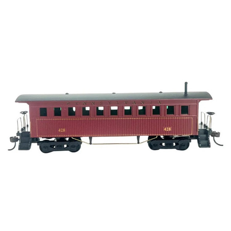 RIH HO 1860 Wooden Passenger Car Pennsylvania Coach - BRS Hobbies