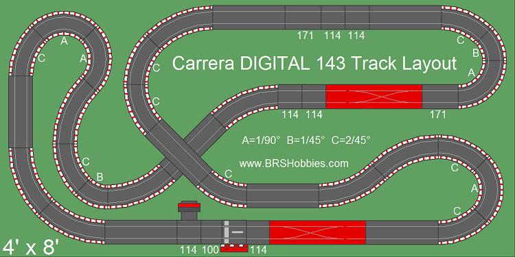 carrera slot car track plans