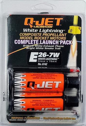 Q Jet E26 7w Model Rocket Motors Brs Hobbies