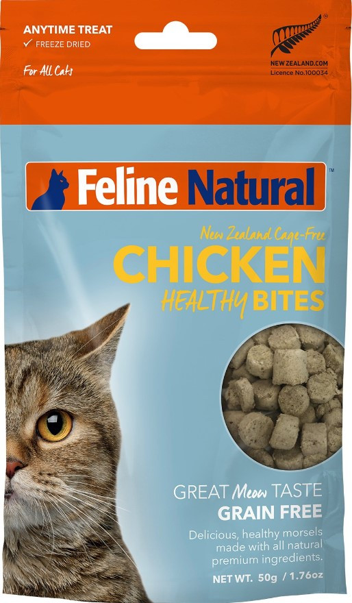 Feline Natural Healthy Bites Chicken Freeze-Dried Cat Treats