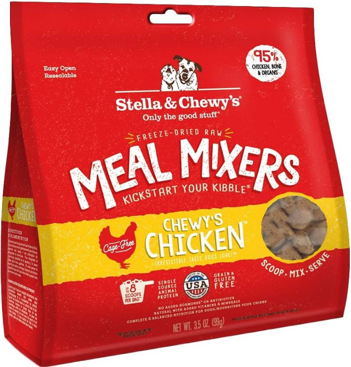 STELLA & CHEWY'S Marie's Magical Dinner Freeze-Dried Raw Dust Grass-Fed  Beef Dog Food Topper, 7-oz bag 