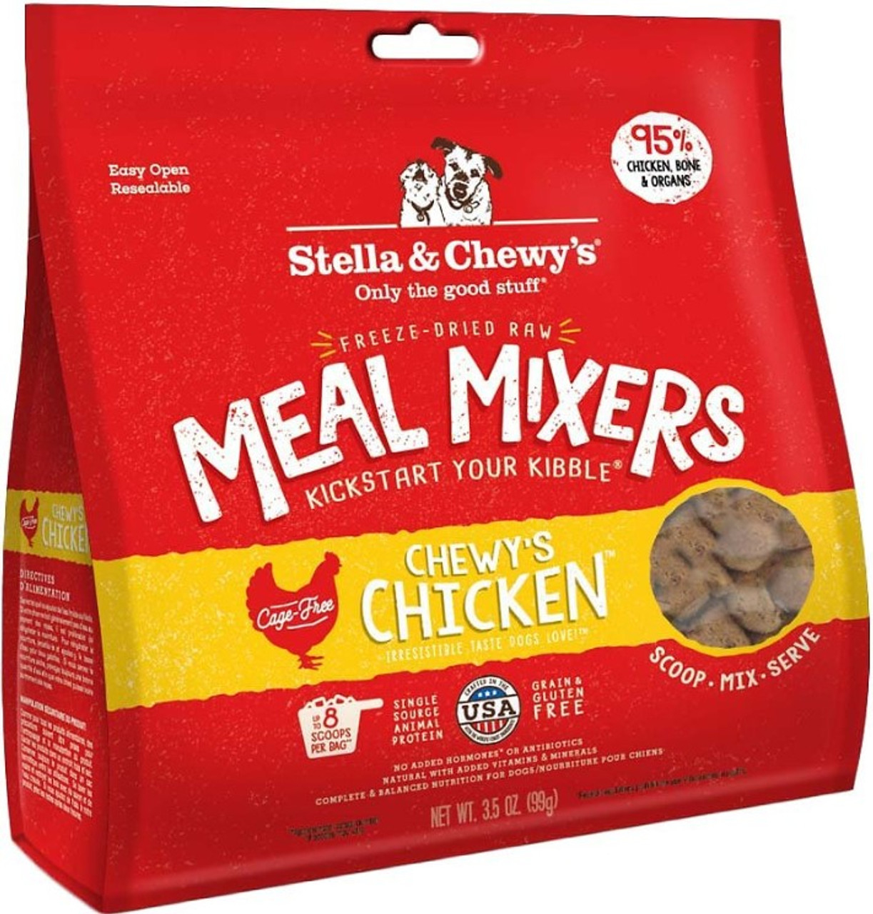 Stella & Chewy's Marie's Magical Dinner Dust Freeze-Dried Raw Cage-Free  Chicken Dog Food Topper