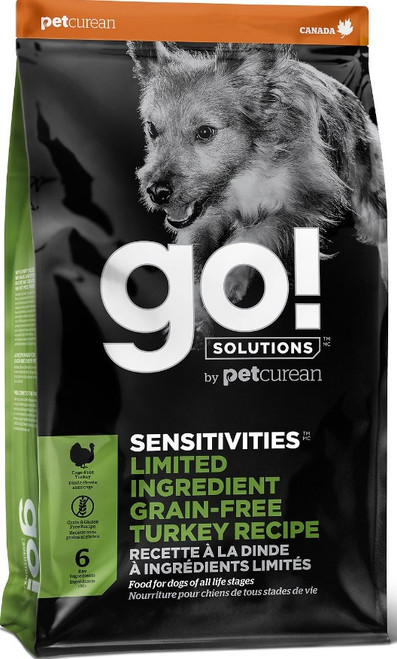 GO! SENSITIVITIES Limited Ingredient Grain-Free Turkey Dry Dog Food