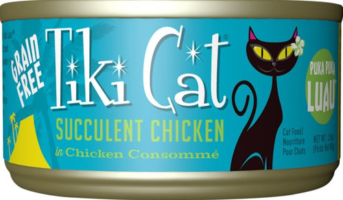 Tiki Cat Grain-Free Puka Puka Luau Succulent Chicken Canned Cat Food 2.8oz