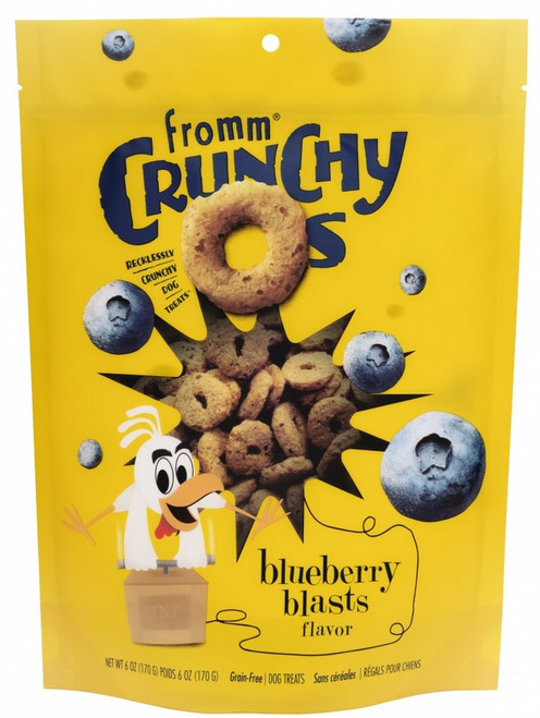 Fromm Crunchy O's Blueberry Blasts Dog Treats 6oz