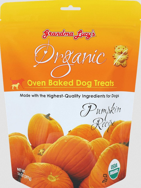 Grandma Lucy's Organic Oven-Baked Pumpkin Dog Treats 14oz