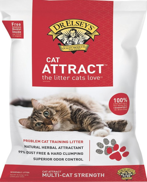 Dr. Elsey's Cat Attract Unscented Clumping Clay Cat Litter