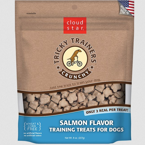 Cloud Star Tricky Trainers Crunchy Dog Treats Salmon 8oz