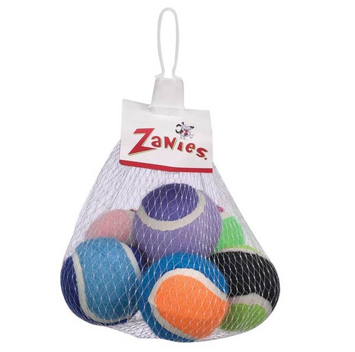 Zanies Tennis Ball Minis Dog Toys 6 Pack