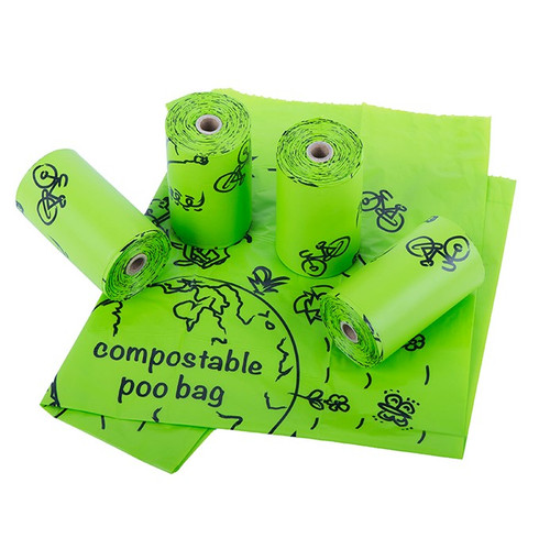 Nite Ize Pack-A-Poo Compostable Dog Waste Pick-Up Bags 4 Pack