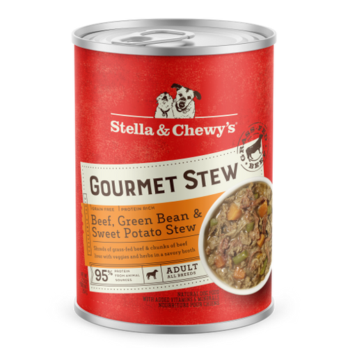 Stella & Chewy's Gourmet Stew Beef, Green Bean & Sweet Potato Can 12.5 oz