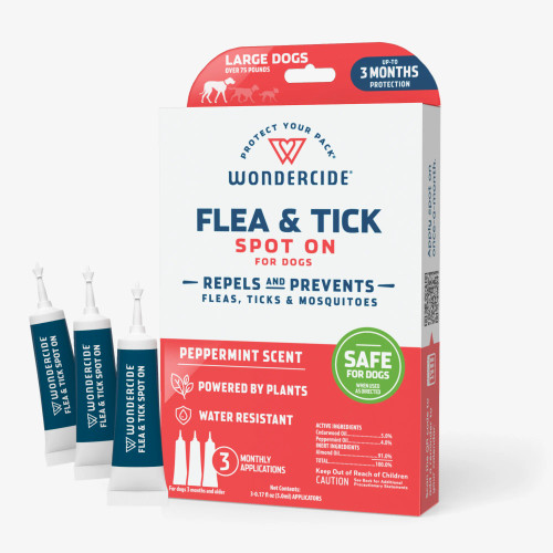 Wondercide Flea & Tick Spot On for Dogs with Natural Essential Oils