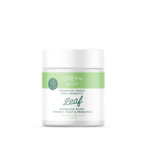 Green JuJu Leaf Fermented Kombucha Based Probiotics for Dogs & Cats 30g