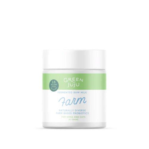 Green JuJu Farm Fermented Raw Milk Probiotic for Dogs & Cats 30g
