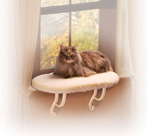 K&H Kitty Sill Fleece Cat Window Perch