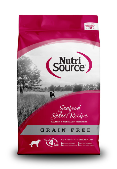 NutriSource Grain-Free Seafood Select Dry Dog Food