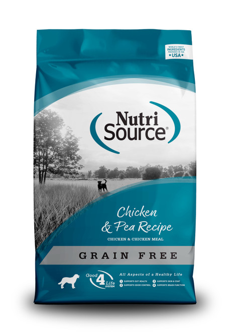 NutriSource Grain-Free Chicken & Pea Dry Dog Food