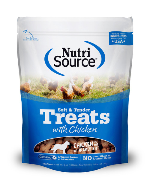 Nutrisource Soft & Tender Dog Treat Chicken 6oz