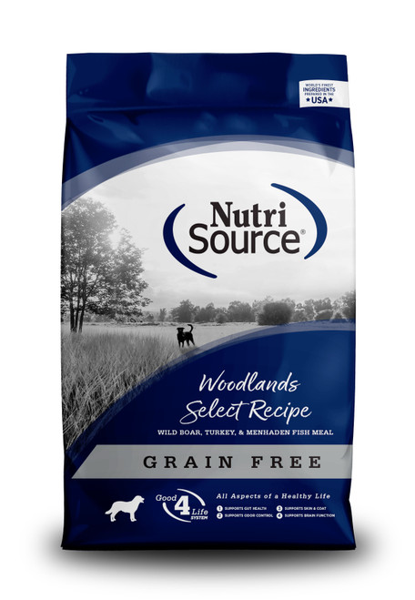 NutriSource Grain-Free Woodlands Select Dry Dog Food