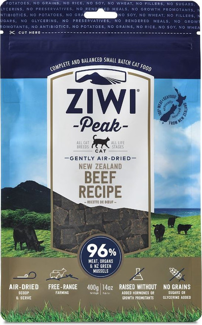 ZIWI Peak Air-Dried New Zealand Beef Dog Food 2.2lb - Northwest Pets