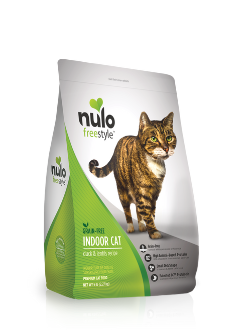 Nulo FreeStyle Grain-Free Indoor Duck & Lentils Recipe Dry Cat Food