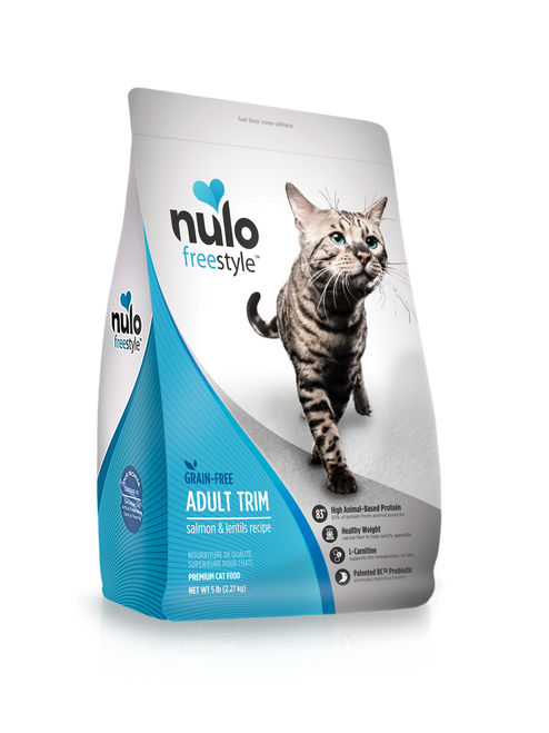Nulo FreeStyle Grain-Free Adult Trim Salmon & Lentils Recipe Dry Cat Food