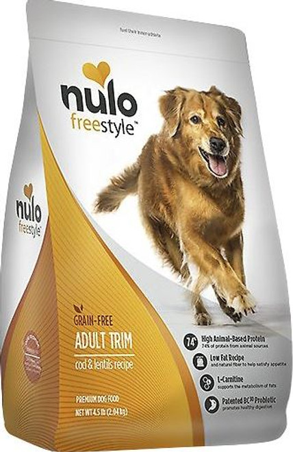 Nulo Freestyle Grain-Free Adult Trim Cod & Lentils Recipe Dry Dog Food