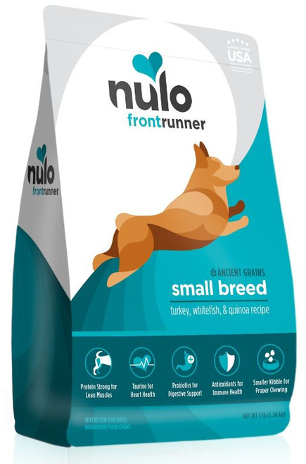 Nulo Frontrunner Small Breed Turkey, Whitefish & Quinoa Recipe Dry Dog Food
