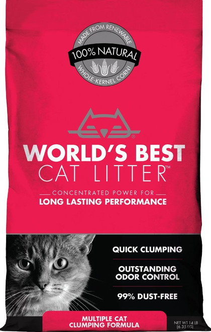 World's Best Cat Litter Clumping Multiple Cat Formula