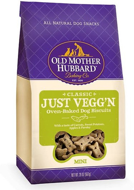 Old Mother Hubbard Classic Oven-Baked Dog Biscuits Just Vegg'N Mini 20oz