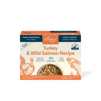 My Perfect Pet Hunter's Turkey & Salmon Grain-Free Blend Frozen Dog Food 4lb