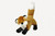 Fluff & Tuff Hendrix the Fox Plush Dog Toy Large