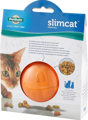 PetSafe Slimcat Feeder Ball Interactive Cat Toy, Blue at Tractor