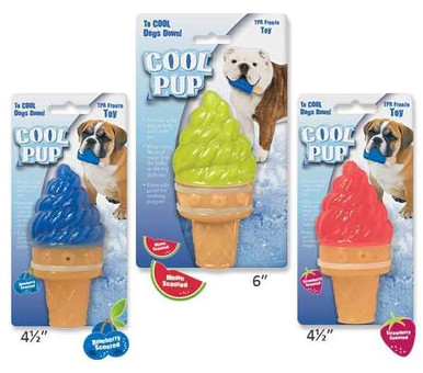 PcEoTllar Ice Cream Shape Dog Chew Toy, Fun Interactive Food