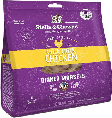 Stella & Chewy's Marie's Magical Dinner Dust Cage-Free Chicken Freeze-Dried Cat Food Topper, 7-oz