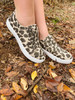Leopard Shimmer Tennis Shoes