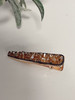 Hand Beaded Crystal Hair Clip *Amber*
