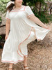 Harlow Tiered Twirl Dress *Ivory* Final Sale