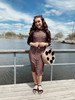 Modest Baseball Style Swim Dress Leopard *FINAL SALE*