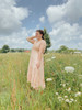 Kate Lace Overlay Dress *Blush*
